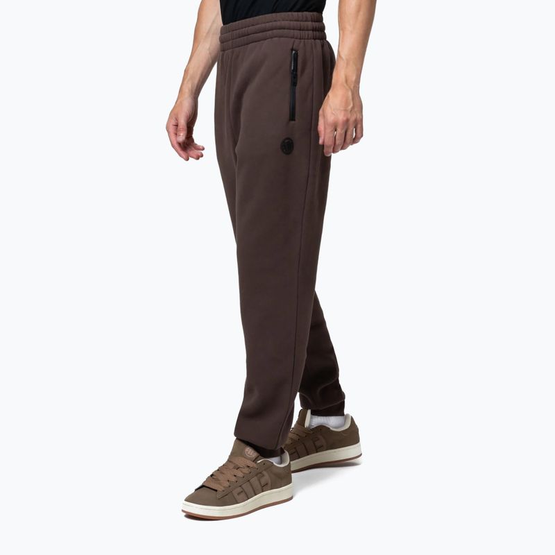 Pantaloni uomo Pitbull Hilltop Track Hatton dark chocolate 5
