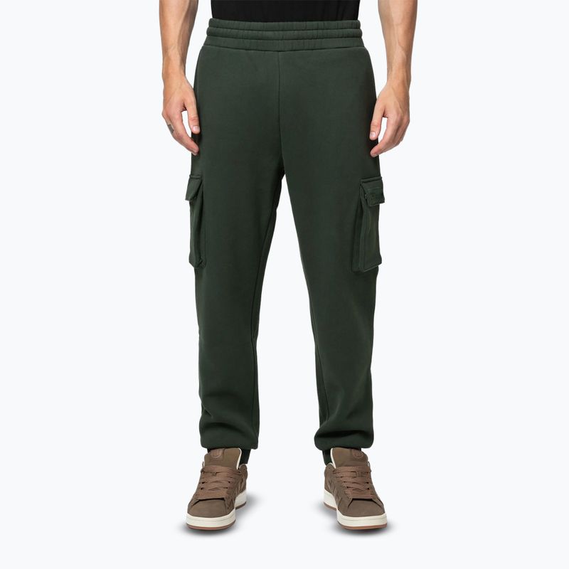 Pantaloni da uomo Pitbull Cypress Sport Cargo dark green