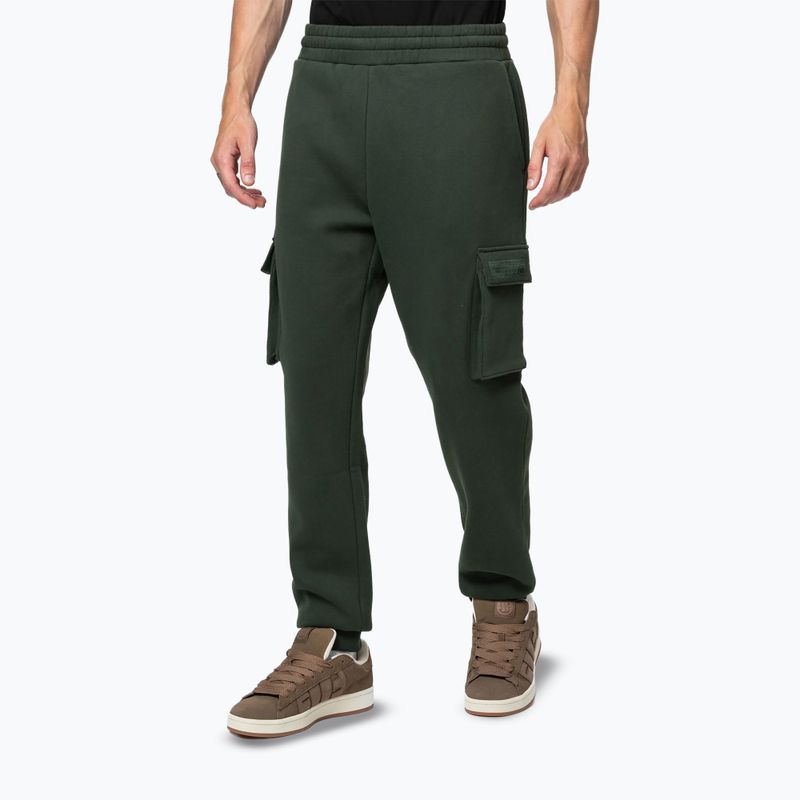 Pantaloni da uomo Pitbull Cypress Sport Cargo dark green 4