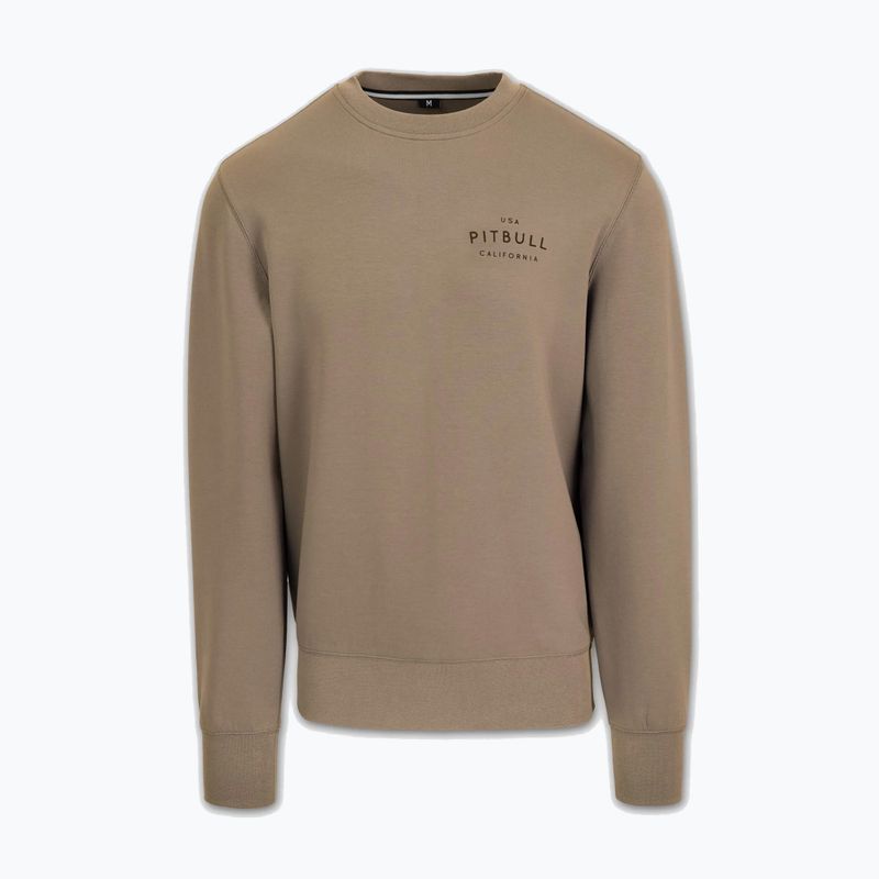 Felpa uomo Pitbull Sampson Crewneck Sweatshirt pale sand 5