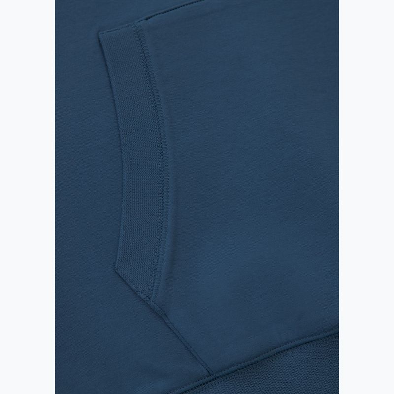 Felpa uomo con cappuccio Pitbull Sampson petrol blue 10