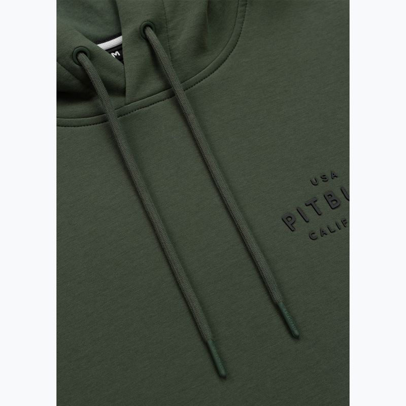 Felpa da uomo Pitbull Sampson Hooded Sweatshirt old green 6