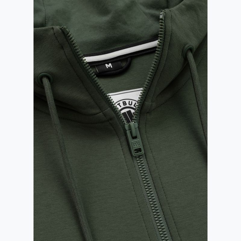 Felpa uomo Pitbull Sampson Hooded Zip Sweatshirt old green 8