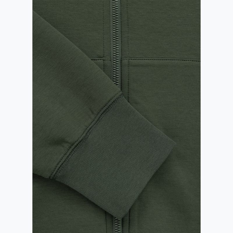 Felpa uomo Pitbull Sampson Hooded Zip Sweatshirt old green 10