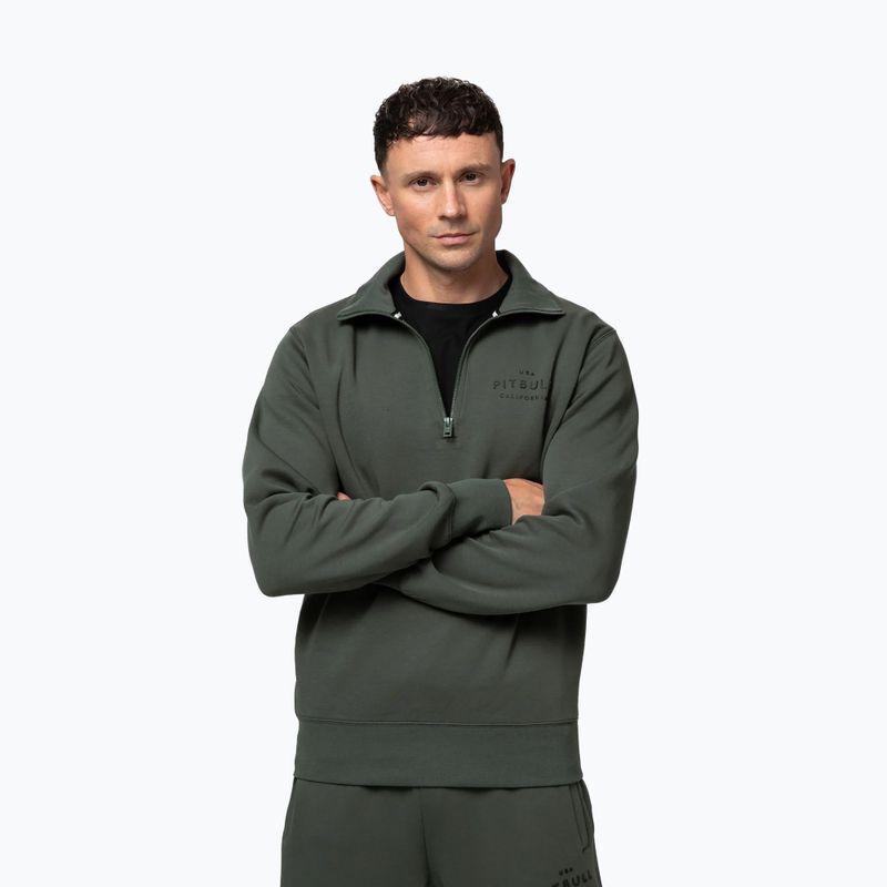 Felpa uomo Pitbull Sampson HZ old green 4