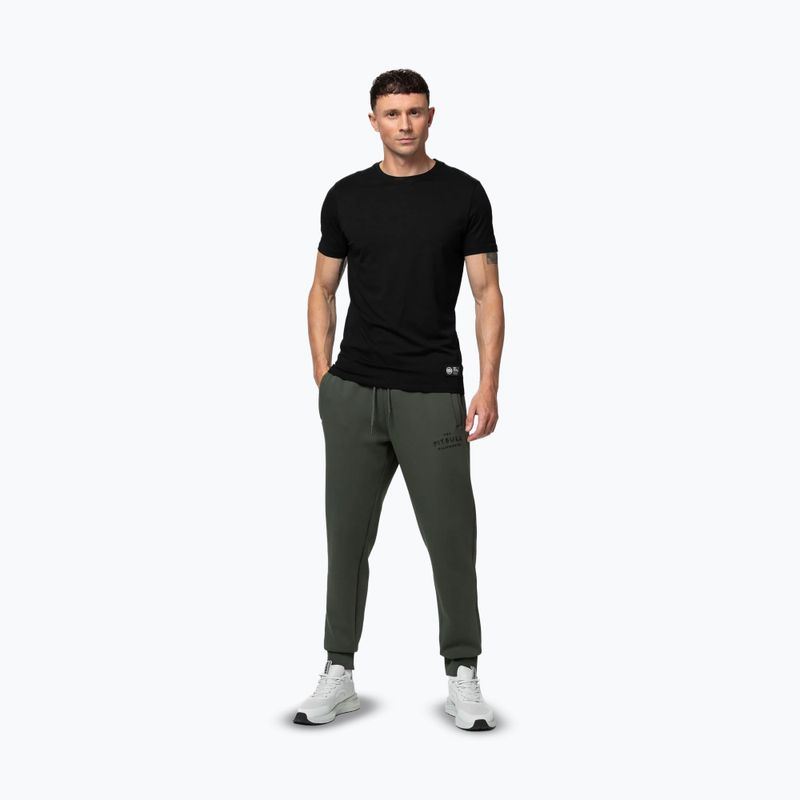 Pantaloni uomo Pitbull Sampson Track Pants old green 2