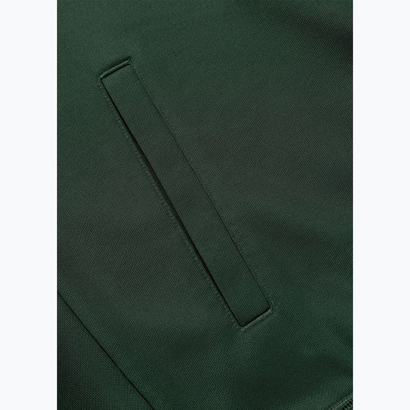 Felpa uomo Pitbull Trackjacket Tape Logo Terry Group bottle green 10