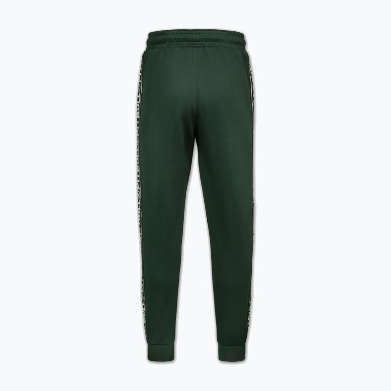 Pantaloni uomo Pitbull Trackpants Tape Logo Terry Group bottle green 7