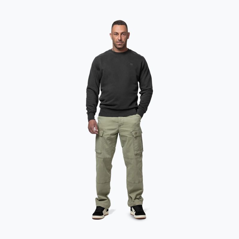 Felpa uomo Pitbull Hackett Crewneck washed dark graphite 2