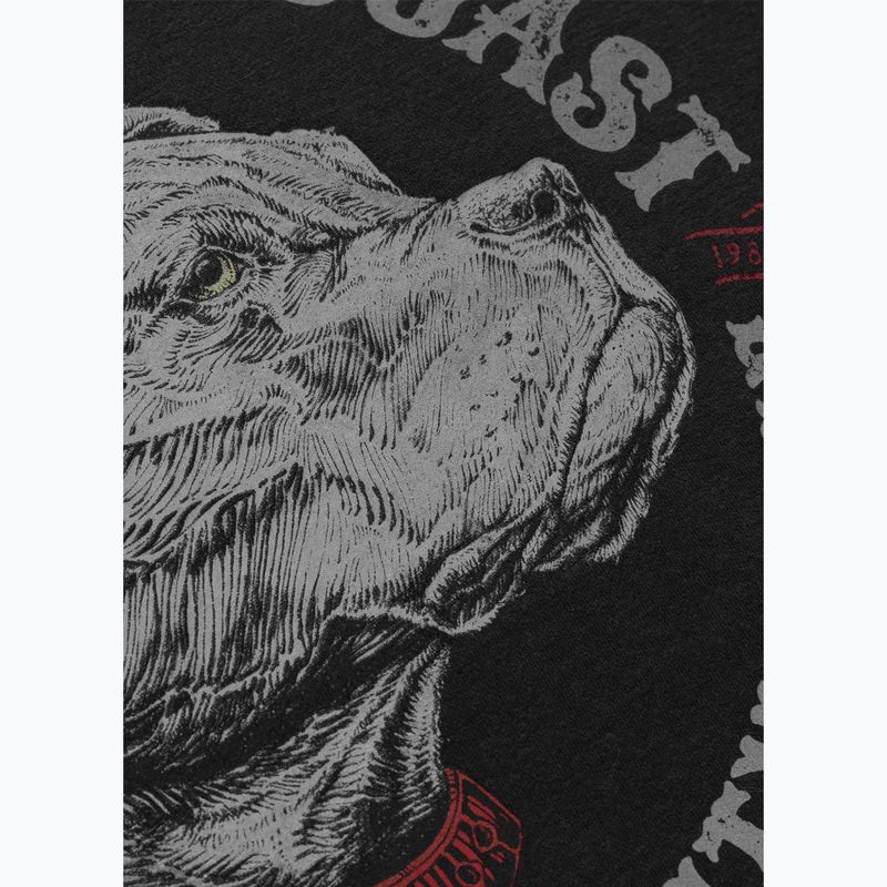 Felpa uomo Pitbull Strenght & Respect Crewneck washed dark graphite 9