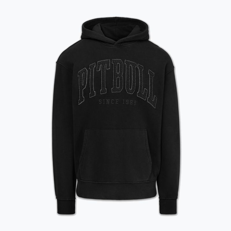 Felpa uomo Pitbull Orlando Hooded washed dark graphite 3