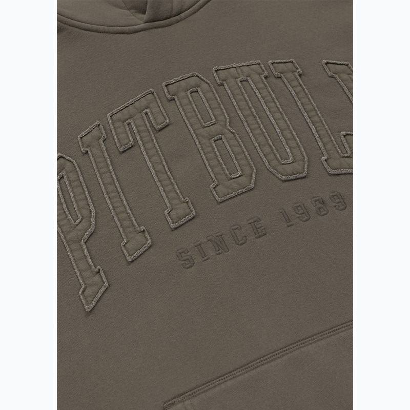Felpa uomo Pitbull Orlando Hooded major olive 3