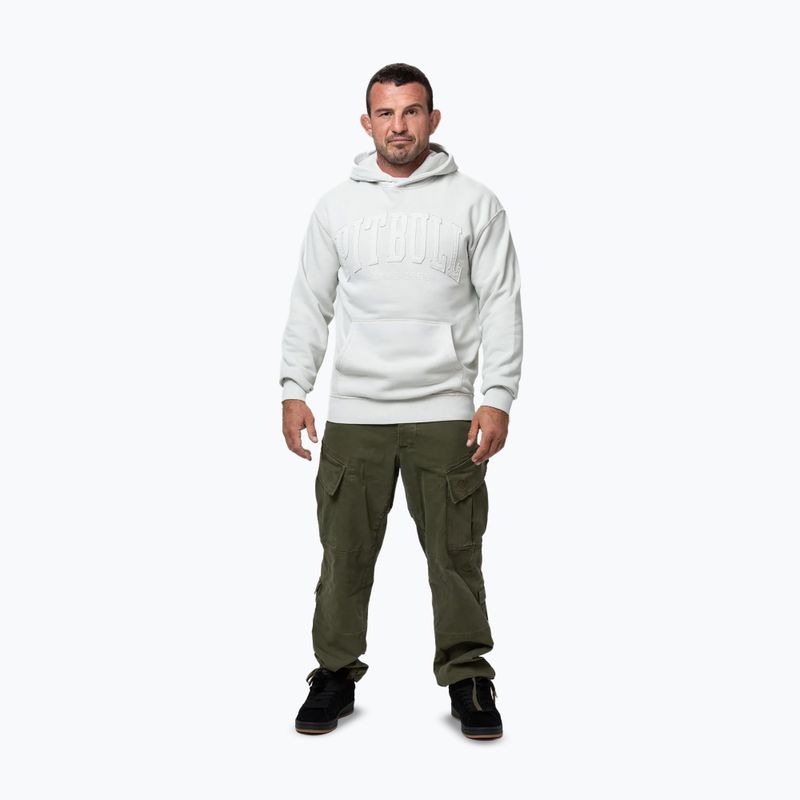 Felpa uomo Pitbull Orlando Hooded white stone 2