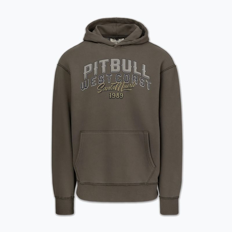 Felpa uomo Pitbull Santa Muerte Hooded major olive 5