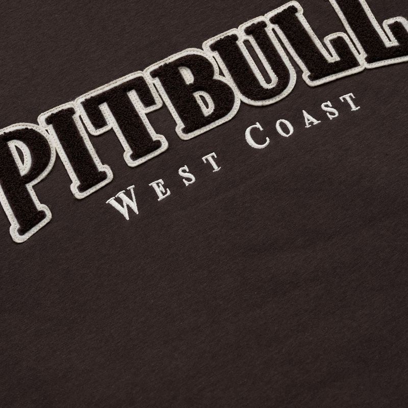 Felpa uomo Pitbull Ruffin Detroit Hooded Zip dark chocolate 9
