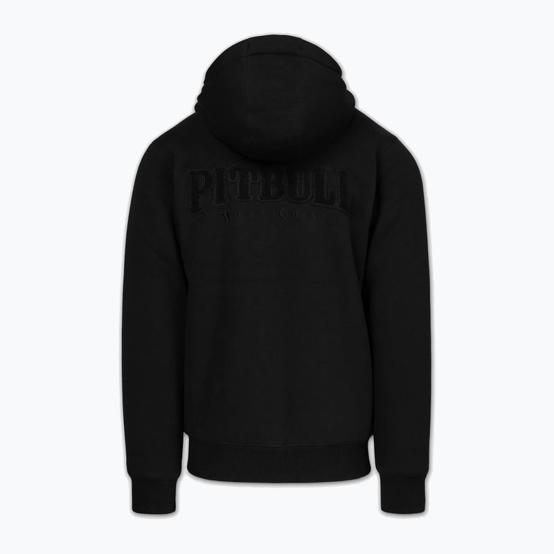 Felpa con cappuccio con zip uomo Pitbull Ruffin Detroit Hooded Zip black/black 7