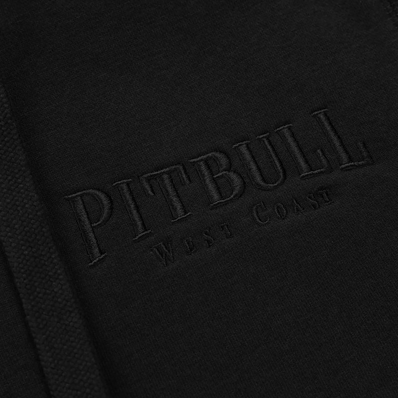 Felpa con cappuccio con zip uomo Pitbull Ruffin Detroit Hooded Zip black/black 10