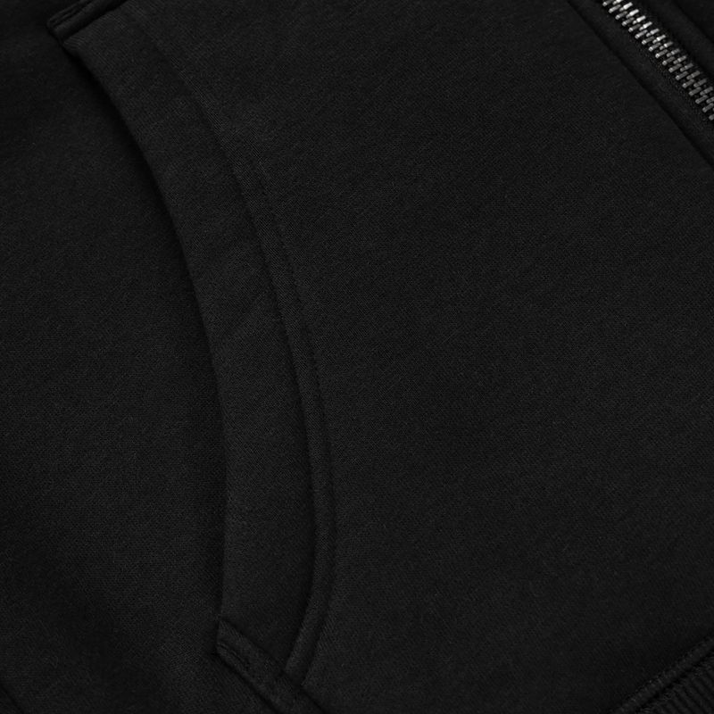 Felpa con cappuccio con zip uomo Pitbull Ruffin Detroit Hooded Zip black/black 12