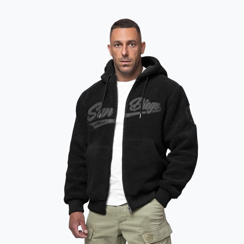 Felpa uomo Pitbull Galaxy Hooded Zip black 3