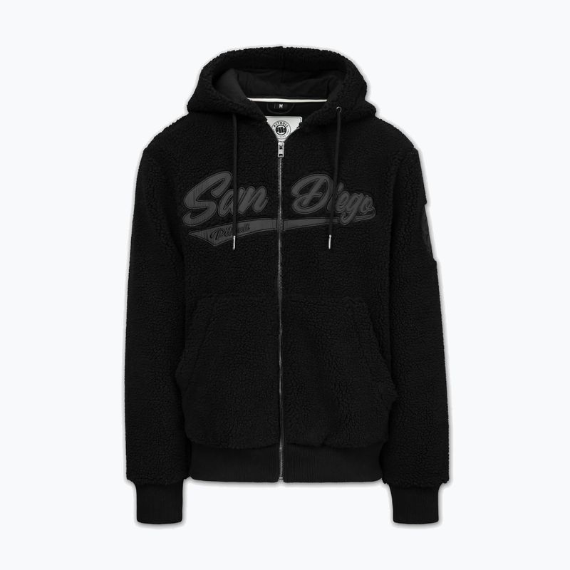 Felpa uomo Pitbull Galaxy Hooded Zip black 5