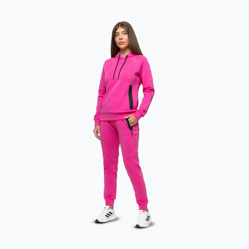 Felpa donna Pitbull Explory Hooded candy pink 2