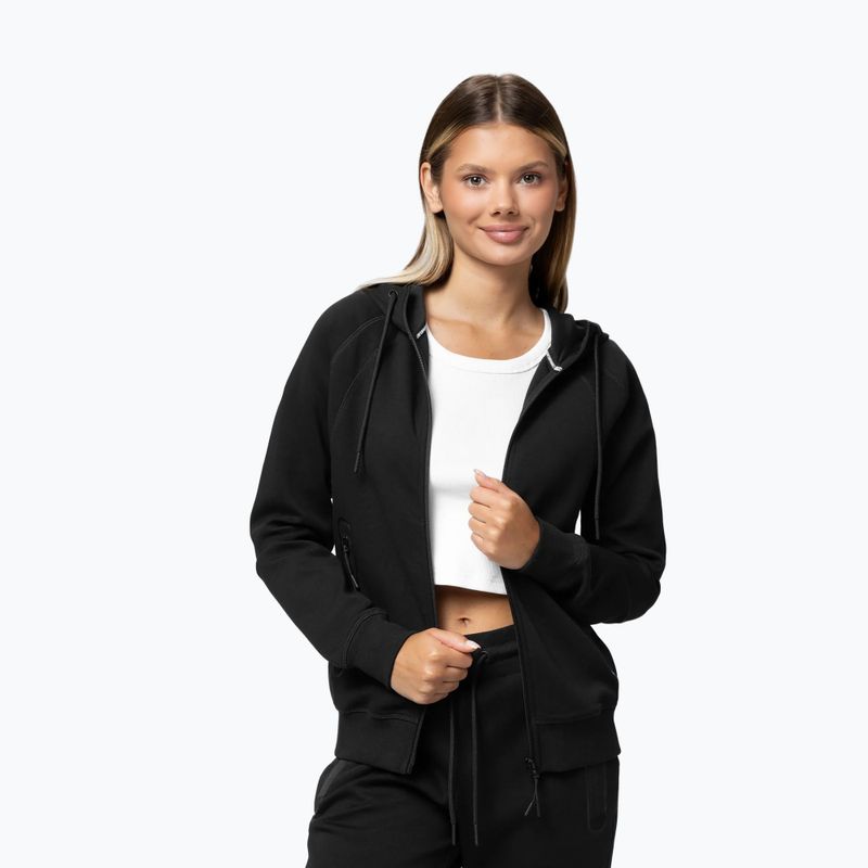 Felpa donna Pitbull Explory Hooded Zip black 4