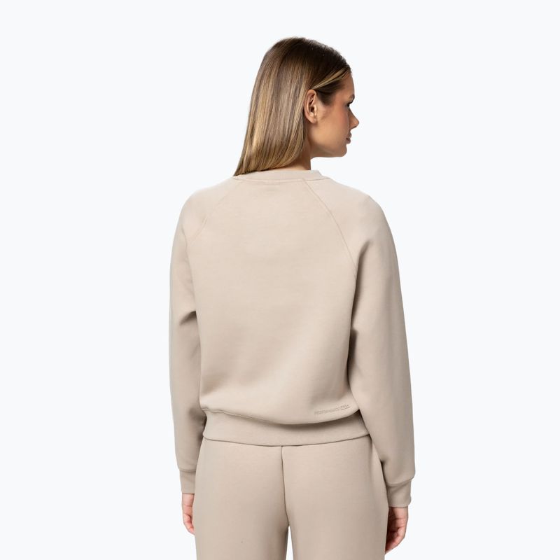 Felpa donna Pitbull Discovery Crewneck Sweatshirt cappuccino 3