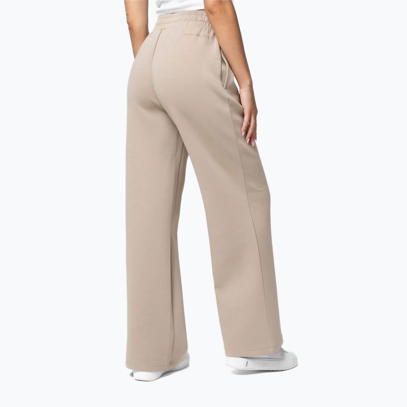 Pantaloni donna Pitbull Open Discovery Track Pants cappuccino 3