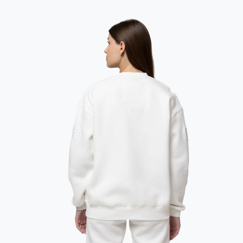 Felpa donna Pitbull Crewneck Fiora off-white 3