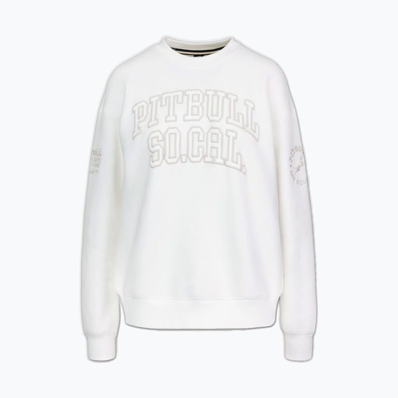 Felpa donna Pitbull Crewneck Fiora off-white 4