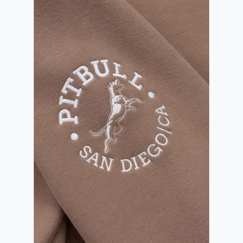 Felpa donna Pitbull Crewneck Fiora chocolate mousse 8