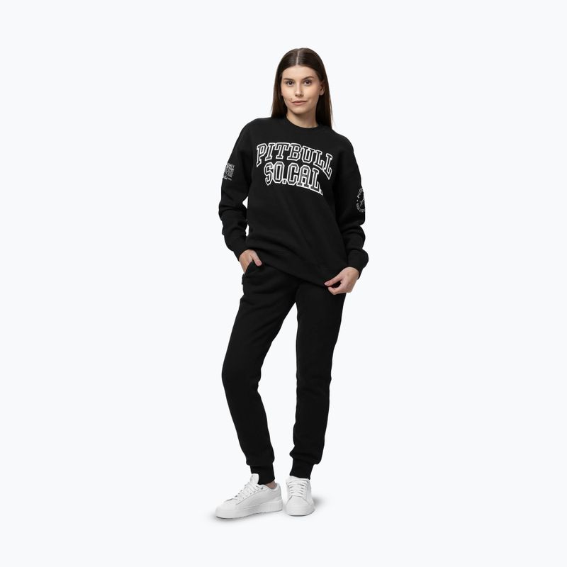 Felpa donna Pitbull Crewneck Fiora black/black 2