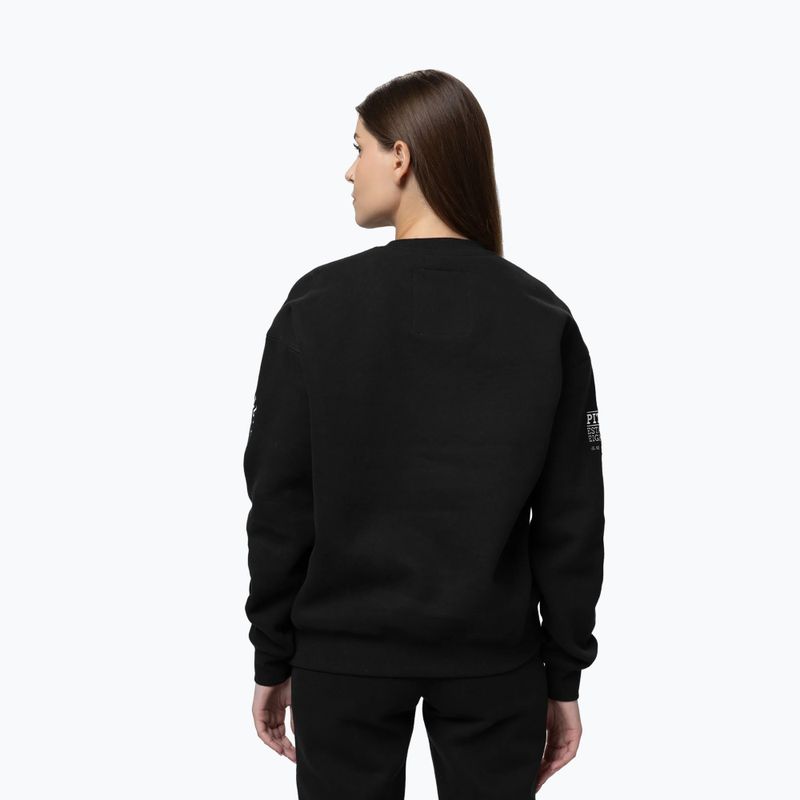 Felpa donna Pitbull Crewneck Fiora black/black 3