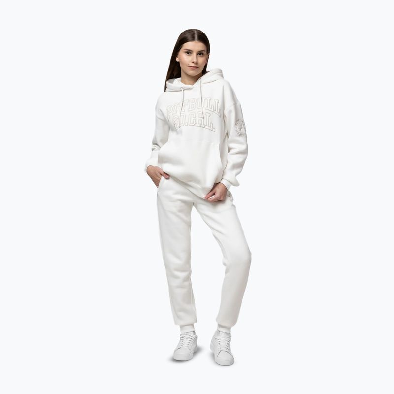 Felpa donna Pitbull Fiora Hooded off white 2