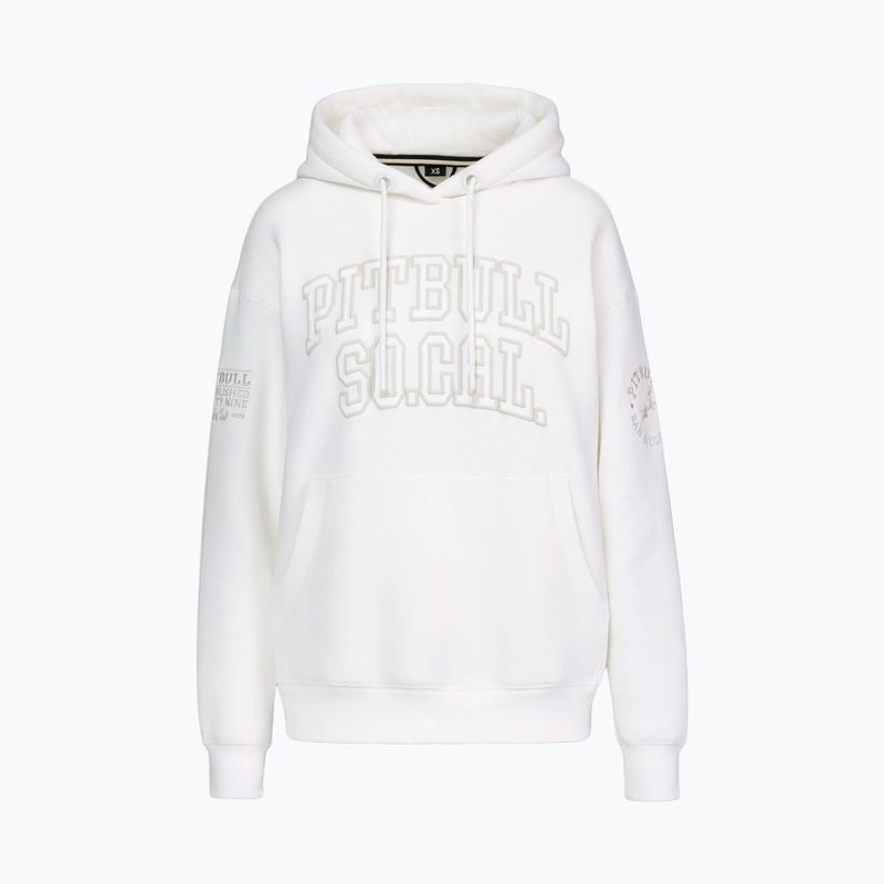 Felpa donna Pitbull Fiora Hooded off white 4