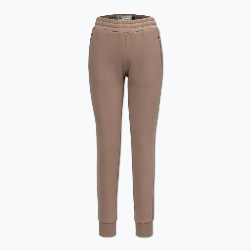 Pantaloni donna Pitbull Fiora Slim chocolate mousse 4