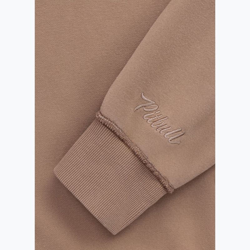 Felpa donna Pitbull Lovia Hooded chocolate mousse 8