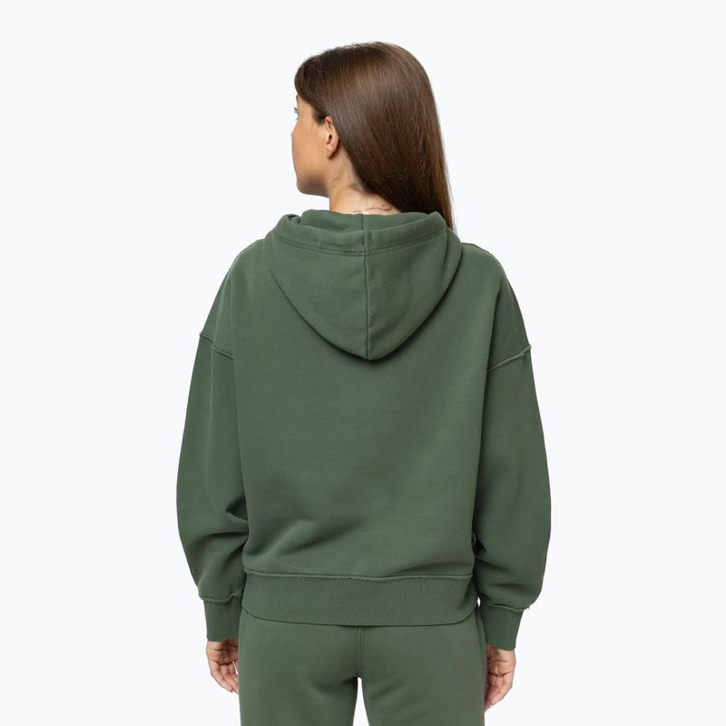 Felpa donna Pitbull Lovia Hooded sage green 3