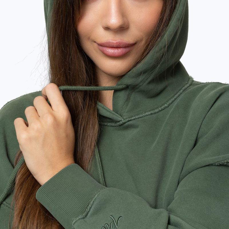 Felpa donna Pitbull Lovia Hooded sage green 5