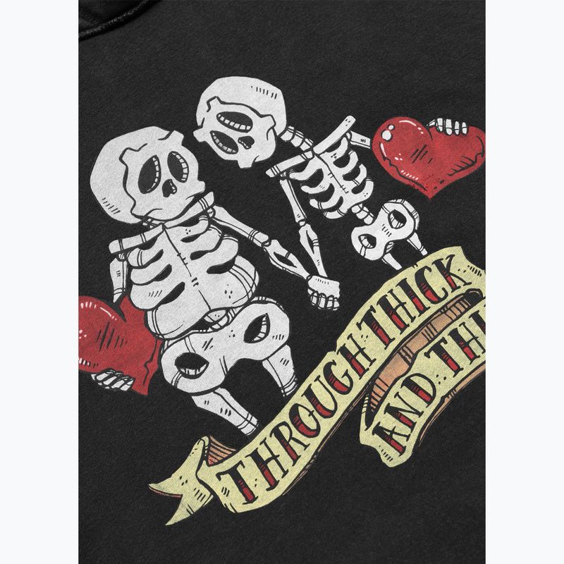 Felpa donna Pitbull Thick & Thin Hooded dark graphite 7