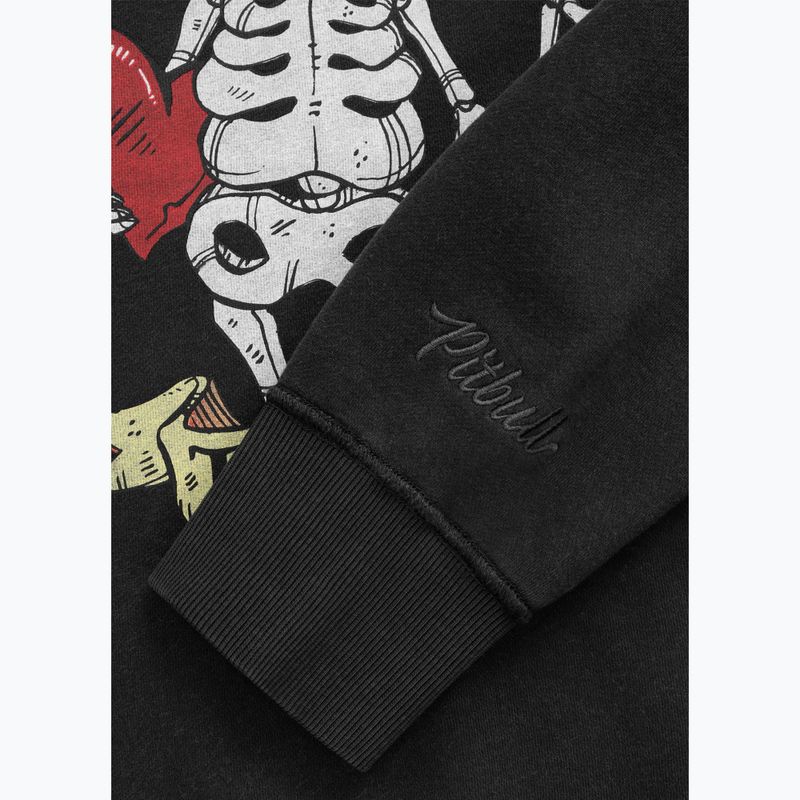 Felpa donna Pitbull Thick & Thin Hooded dark graphite 9