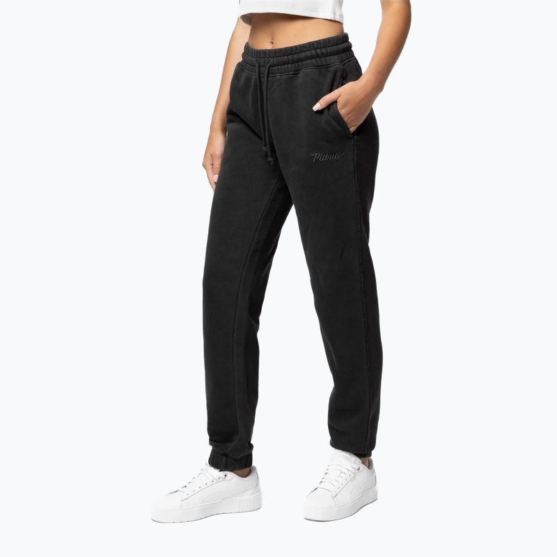 Pantaloni donna Pitbull Lovia washed dark graphite 4