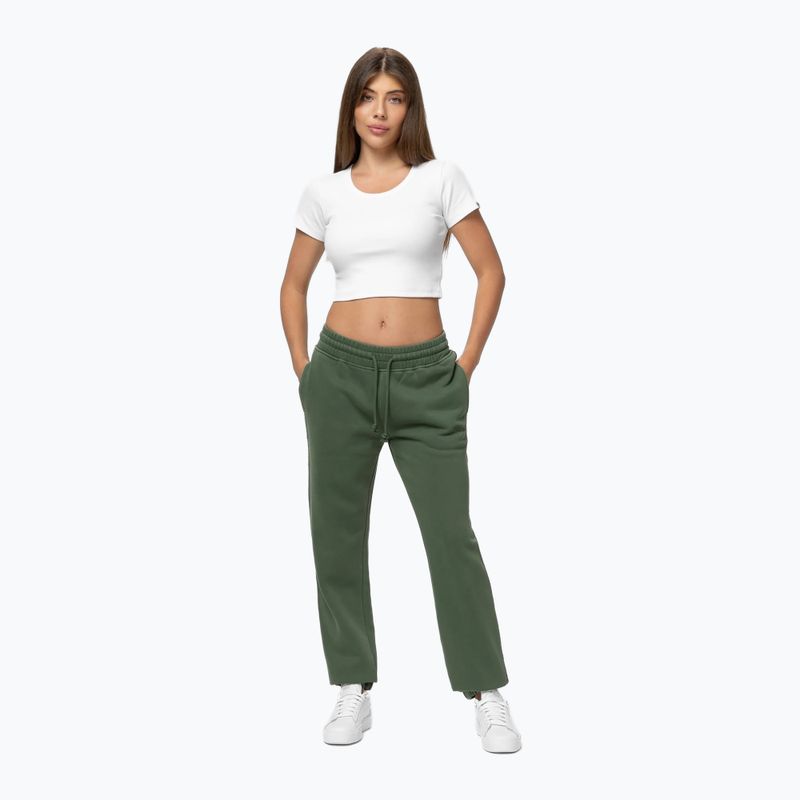 Pantaloni donna Pitbull Lovia sage green 2