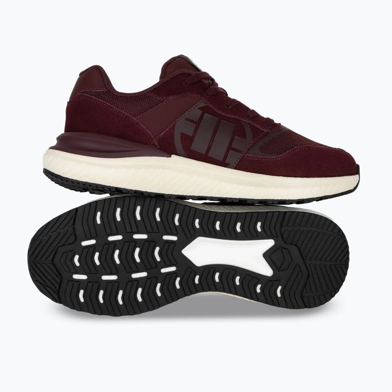 Scarpe da uomo Pitbull Encino dark burgundy 4