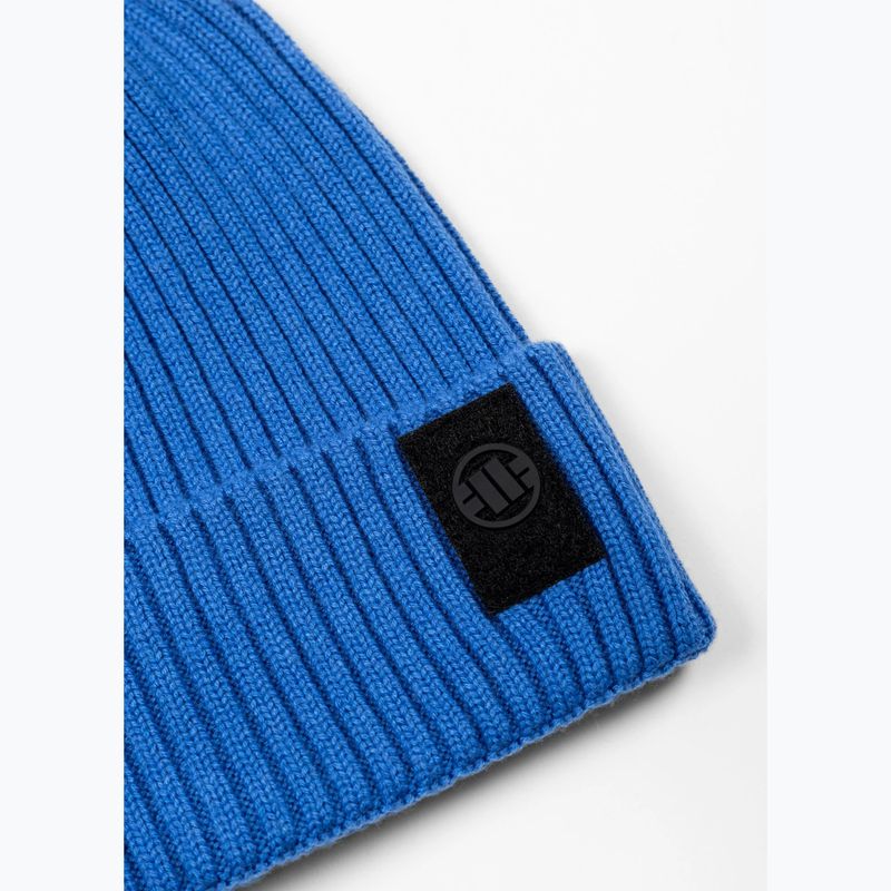 Berretto invernale Pitbull Beanie Velcro Logo royal blue 2