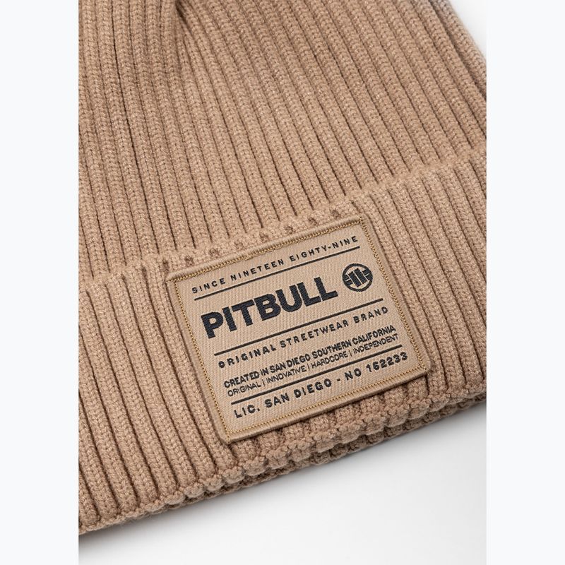 Berretto invernale Pitbull Beanie Dock sand 2