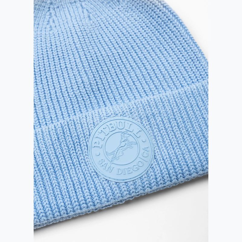 Berretto invernale Pitbull Beanie San Diego Ca light blue 2