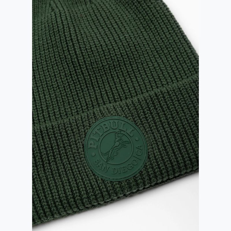 Berretto invernale Pitbull Beanie San Diego Ca dark green 2
