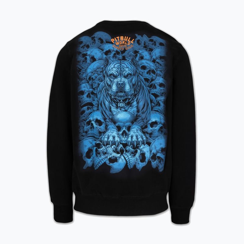 Felpa uomo Pitbull Crewneck Guardian Angel black 2