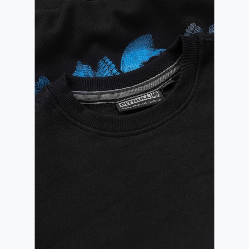 Felpa uomo Pitbull Crewneck Guardian Angel black 3